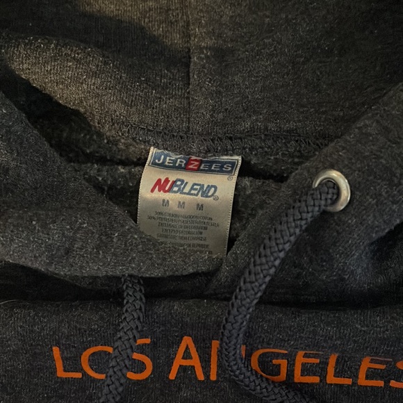 Los Angeles Jerzees Hoodie Size Medium - Picture 4 of 4